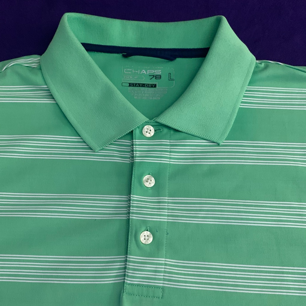 Chaps Golf Ss Stay-Dry Polo
